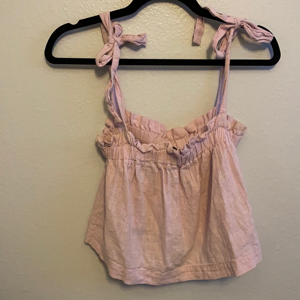 Lavender purple tie top from cotton on size XS